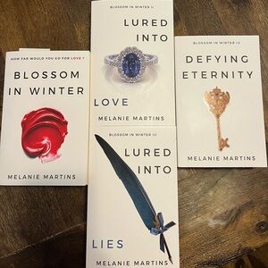 Melanie Martins Blossom in Winter set of 4 book collection